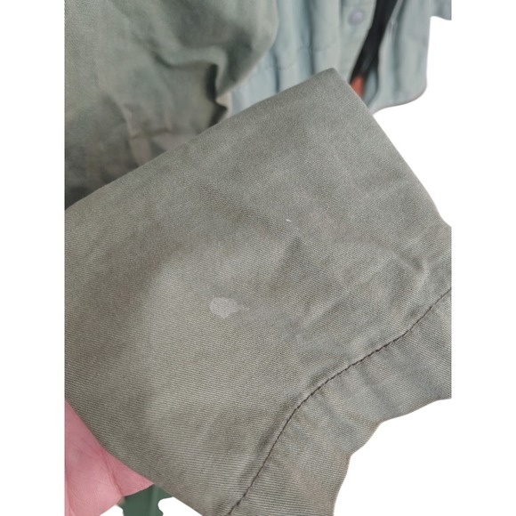 Girls Old Navy Khaki Army Hooded Jacket Sz XL (14) - Picture 4 of 5